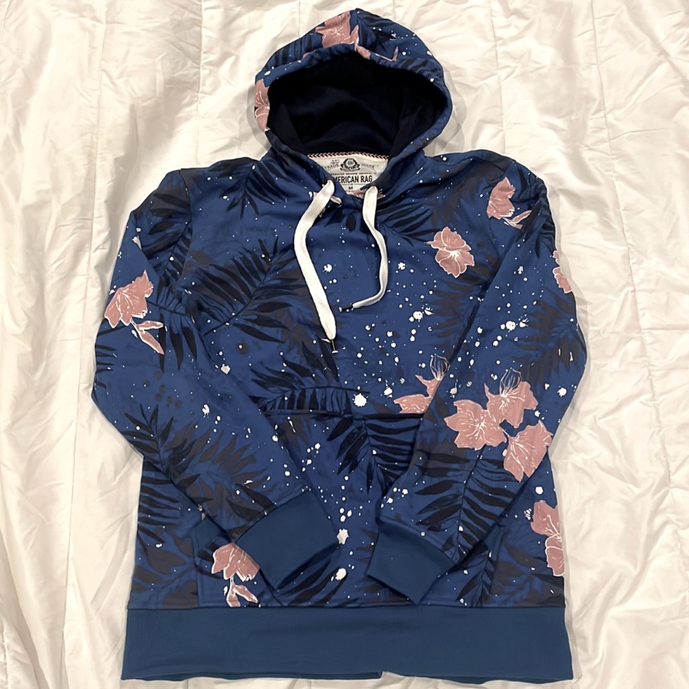 AMERICAN RAG MENS SZ MEDIUM HOODIE